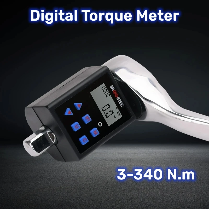 H40 Digital Torque Meter 0.3-340 N.m Adjustable Torque Meter Adapter Professional Electronic Torque Wrench Universal Repair
H40 Digital Torque Meter 0.3-340 N.m Adjustable Torque Meter Adapter Professional Electronic Torque Wrench Universal Repair