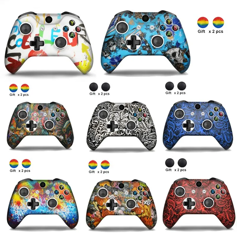 Мягкий силиконовый защитный чехол для Xbox One, тонкий чехол для джойстика, контроллера для XBox One X S, камуфляжный чехол, колпачки для ручек
Мягкий силиконовый защитный чехол для Xbox One, тонкий чехол для джойстика, контроллера для XBox One X S, камуфляжный чехол, колпачки для ручек