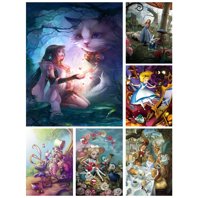 5D Diy Ab Diamond Painting Alice Wonderland Cartoon Girl Square Round Embroidery Cross Stitch Mosaic Handmade Decoration Ll60
5D Diy Ab Diamond Painting Alice Wonderland Cartoon Girl Square Round Embroidery Cross Stitch Mosaic Handmade Decoration Ll60