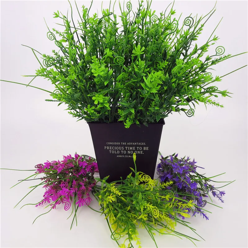 1 шт., искусственная пластиковая трава с 5 ветвями
1 шт., искусственная пластиковая трава с 5 ветвями