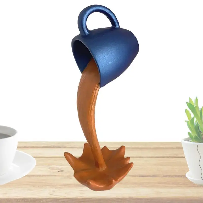 Floating Spilling Coffee Cup Sculpture Kitchen Decoration Spilling Magic Pouring Splash Creative Study Decor Home Decoration
Floating Spilling Coffee Cup Sculpture Kitchen Decoration Spilling Magic Pouring Splash Creative Study Decor Home Decoration