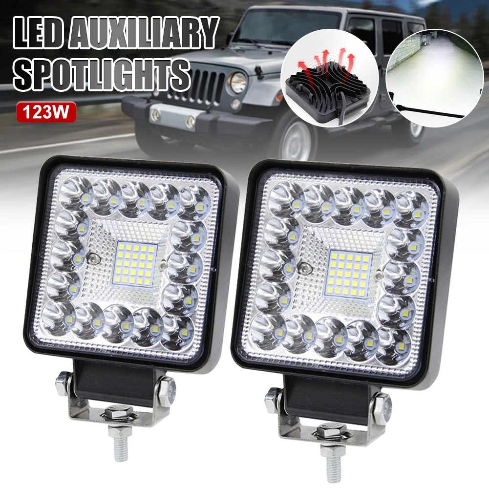 Auto LED Pod Light 4" Square Light Bar 41LED Work Light 102W Spot Flood Beam Driving Fog Light Waterproof Off-road SUV ATV Lamp
Auto LED Pod Light 4" Square Light Bar 41LED Work Light 102W Spot Flood Beam Driving Fog Light Waterproof Off-road SUV ATV Lamp