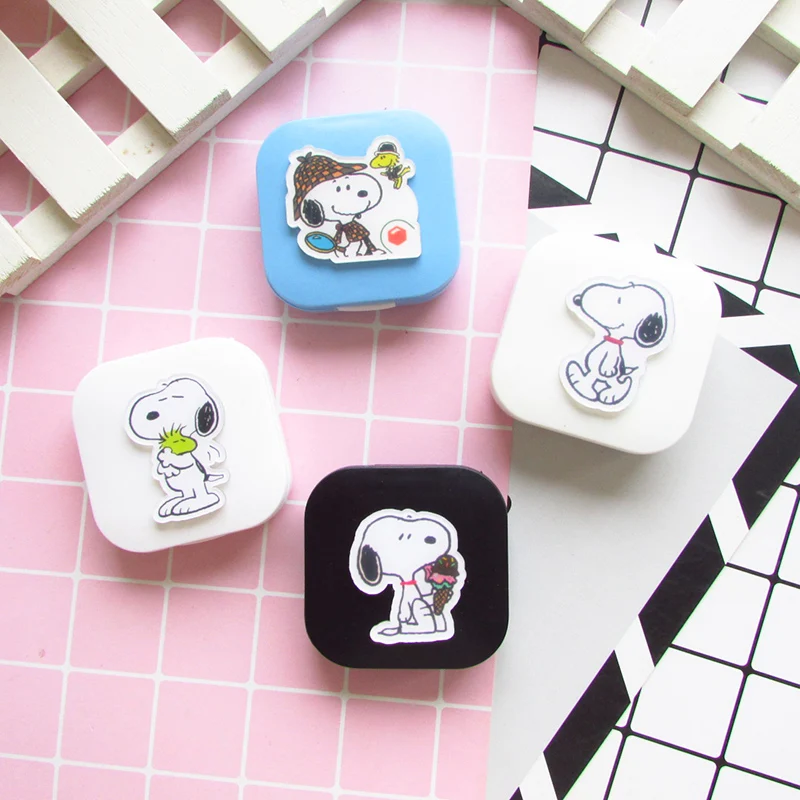 Snoopyed contact lens box kawaii cartoon Snoopyed 5 Piece Set Box contact lens case Portable contact lens care box
Snoopyed contact lens box kawaii cartoon Snoopyed 5 Piece Set Box contact lens case Portable contact lens care box