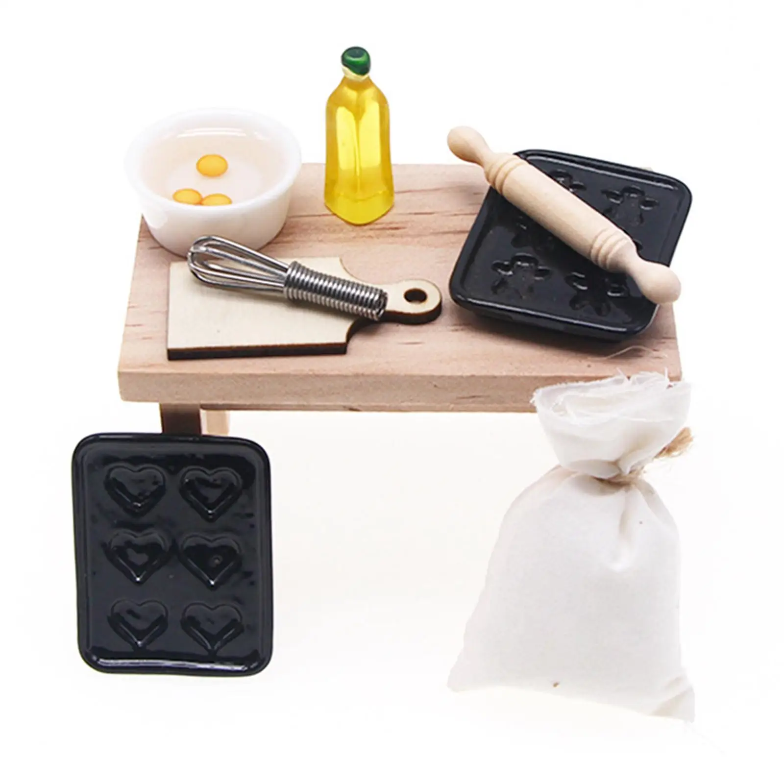Miniature Dollhouse Baking Set Kitchen Accessories Pretend Play Simulation Bread Making 1/12 for Gift Furnishings Toddler Kids
Miniature Dollhouse Baking Set Kitchen Accessories Pretend Play Simulation Bread Making 1/12 for Gift Furnishings Toddler Kids