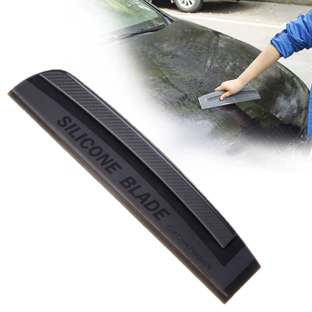 Soft Blade Plate Car Wash Wiper Silicone Black Brush Cleaning Windshield Tool Water Squeegee Window Glass Bodywork
Soft Blade Plate Car Wash Wiper Silicone Black Brush Cleaning Windshield Tool Water Squeegee Window Glass Bodywork