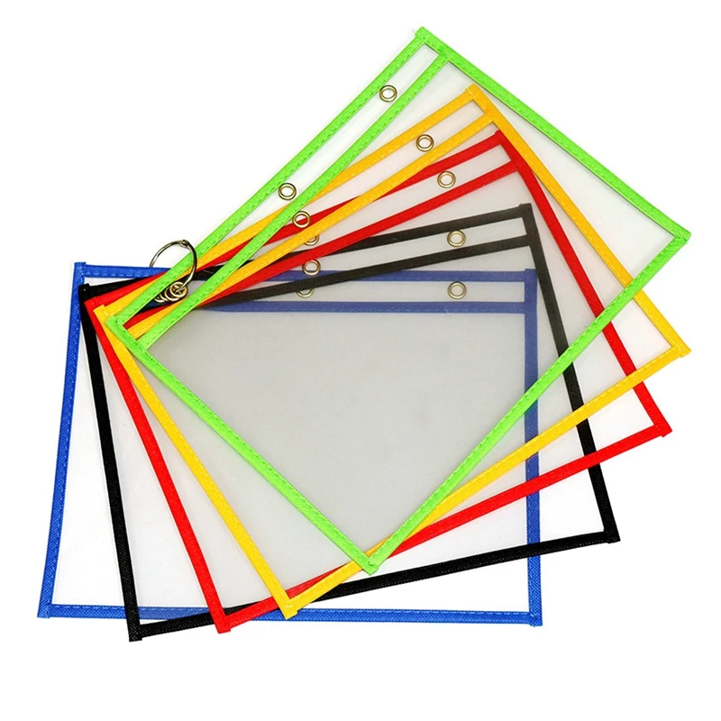 10PCS Dry Erase File Bag Side-Opening 3-Hole Dry Erase Bag Reusable Dry Erase File Bag School Supplies, Teaching Aids
10PCS Dry Erase File Bag Side-Opening 3-Hole Dry Erase Bag Reusable Dry Erase File Bag School Supplies, Teaching Aids