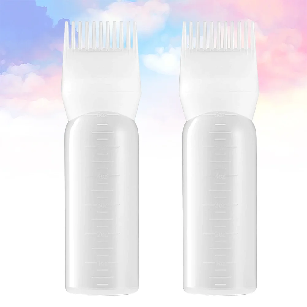 2pcs Bottles Graduated Bottle Combs Hair Dye Applicators Hair Perming Tool for Home Salon
2pcs Bottles Graduated Bottle Combs Hair Dye Applicators Hair Perming Tool for Home Salon