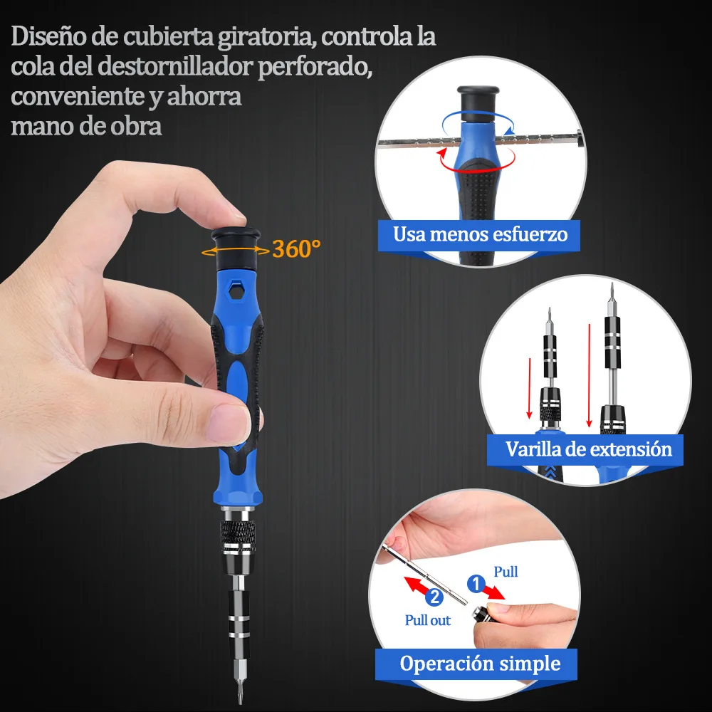 Durable 117 in 1 Hand Multi Screwdriver Set with 98 Precision Bit Tool Screwdrivers for Computer PC Mobile Phone Repair Tools
Durable 117 in 1 Hand Multi Screwdriver Set with 98 Precision Bit Tool Screwdrivers for Computer PC Mobile Phone Repair Tools