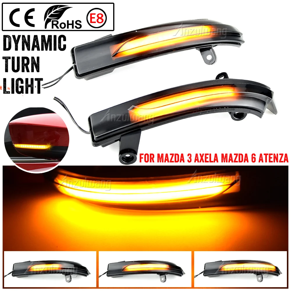 Dynamic LED Turn Signal Light Indicator Car Rear View Side Mirror Blinker For Mazda 3 Axela Mazda 6 Atenza 2016 2017 2018 2019
Dynamic LED Turn Signal Light Indicator Car Rear View Side Mirror Blinker For Mazda 3 Axela Mazda 6 Atenza 2016 2017 2018 2019
