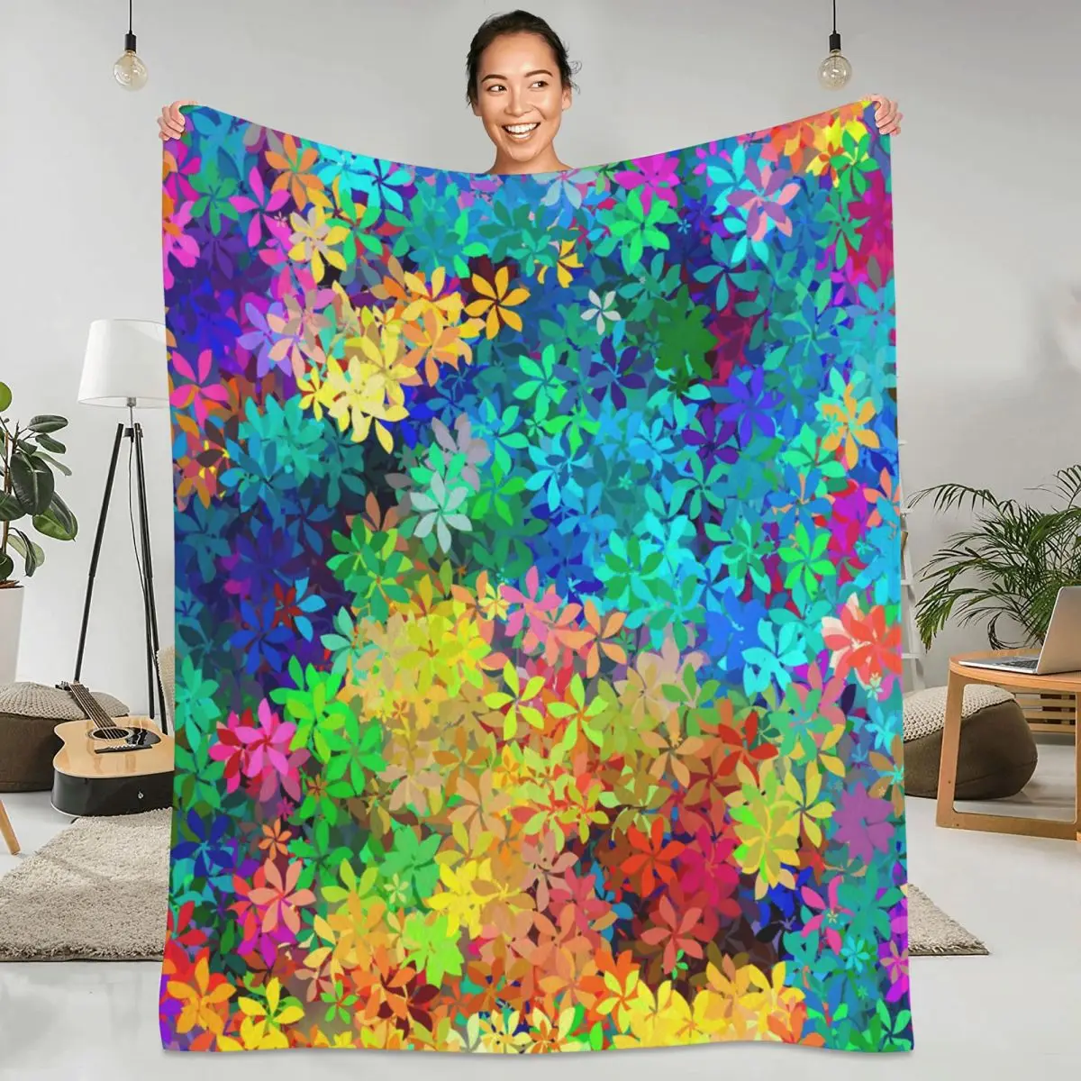 Flower Power Super Warm Blanket Abstract Print Camping Throw Blanket Winter Funny Customized Flannel Bedspread Sofa Bed Cover
Flower Power Super Warm Blanket Abstract Print Camping Throw Blanket Winter Funny Customized Flannel Bedspread Sofa Bed Cover