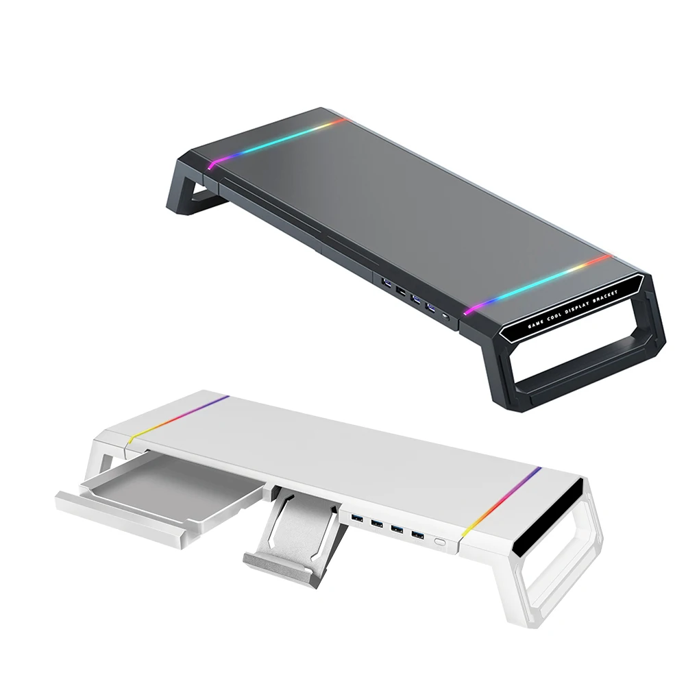 Computer Notebook Monitor Stand Mount with Storage Drawer Tabletop Bracket Desk Heavy Duty for Office Dormitory
Computer Notebook Monitor Stand Mount with Storage Drawer Tabletop Bracket Desk Heavy Duty for Office Dormitory