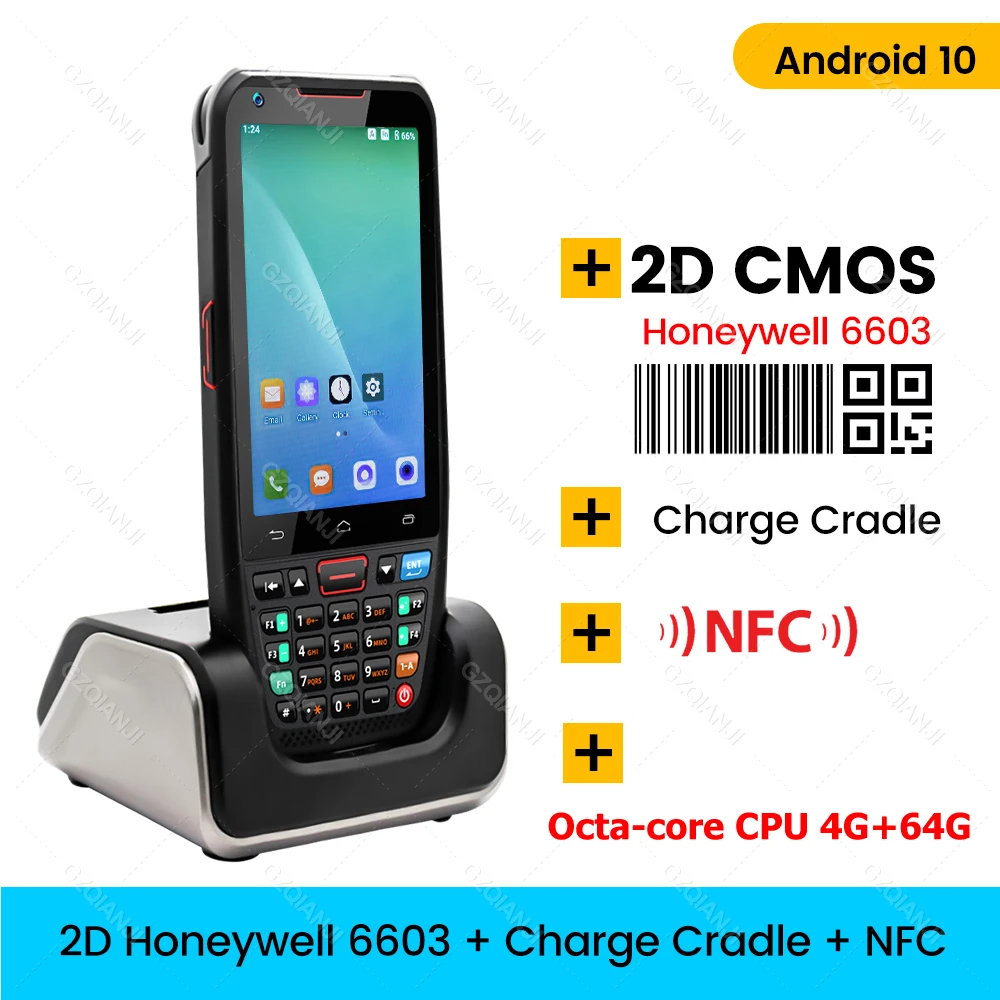 Портативный сканер Honeywell, Прочный считыватель данных КПК с QR-кодом, Android 10, NFC, Wi-Fi, Восьмиядерный процессор SDK, 4 Гб + 64 ГБ
Портативный сканер Honeywell, Прочный считыватель данных КПК с QR-кодом, Android 10, NFC, Wi-Fi, Восьмиядерный процессор SDK, 4 Гб + 64 ГБ