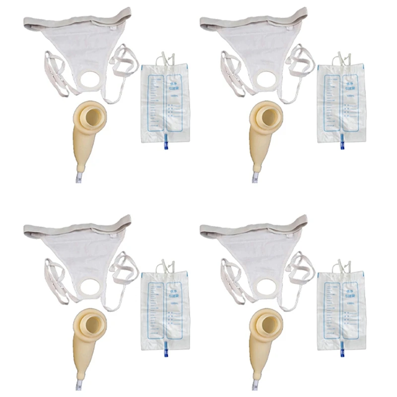 4X Men Urinals Latex Urine Collector Bedridden Breathable Urine Bag Urinary Incontinence
4X Men Urinals Latex Urine Collector Bedridden Breathable Urine Bag Urinary Incontinence
