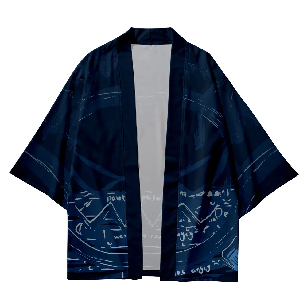 Summer plumage woven kimono 3 d graffiti seven demons creative digital printing shirt way tunic cardigan loose man
Summer plumage woven kimono 3 d graffiti seven demons creative digital printing shirt way tunic cardigan loose man