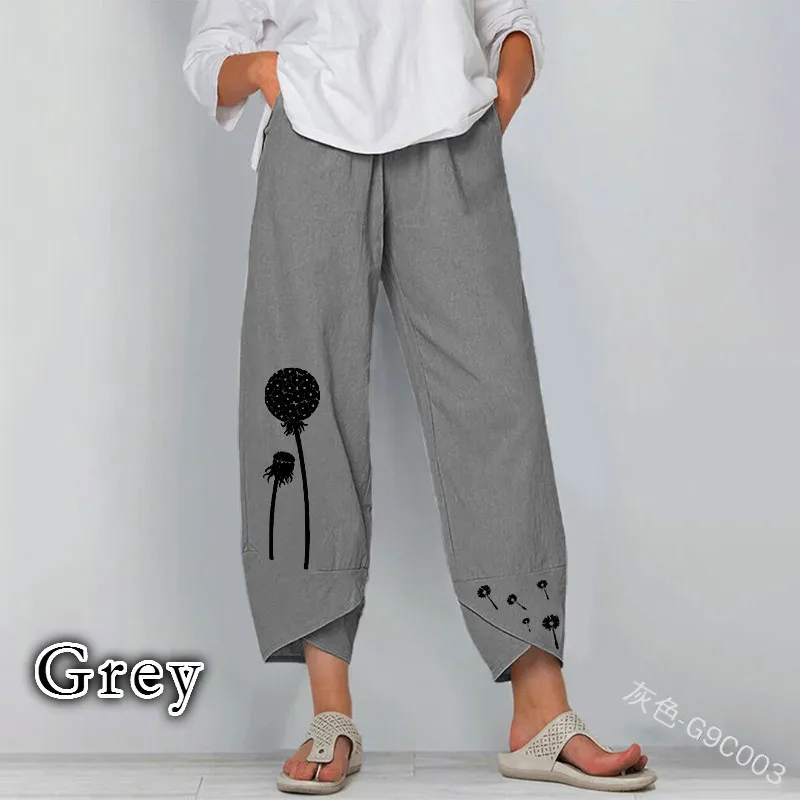 Fashion Solid Color Plant Flower Floral Print Casual Jumpsuit Neutral Loose Wide Leg Pants Women Spring Summer Pants
Fashion Solid Color Plant Flower Floral Print Casual Jumpsuit Neutral Loose Wide Leg Pants Women Spring Summer Pants