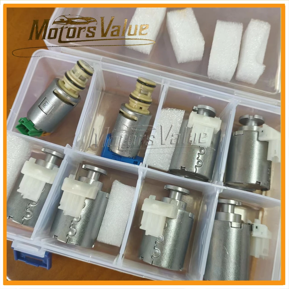 8Pcs Genuine New 10R60 10R80 Automatic Transmission Solenoid Kit for Ford Raptor F150 Mustang Roadrunner 2.2 Explorer
8Pcs Genuine New 10R60 10R80 Automatic Transmission Solenoid Kit for Ford Raptor F150 Mustang Roadrunner 2.2 Explorer