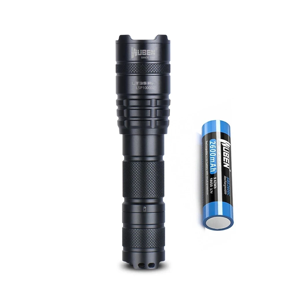LT35 Pro масштабируемый фонарик XPL2-V6, светодиодный макс. 1200 лм, 3,7 в, 200 м, USB Перезаряжаемый фонарик, батарея 2600 мАч
LT35 Pro масштабируемый фонарик XPL2-V6, светодиодный макс. 1200 лм, 3,7 в, 200 м, USB Перезаряжаемый фонарик, батарея 2600 мАч