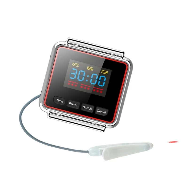 

Мягкие наручные часы с низким уровнем, лазерные наручные часы для очистки крови, для измерения уровня сахара в крови