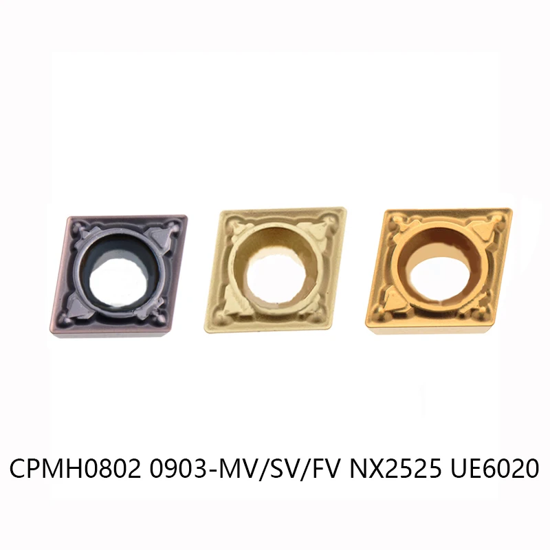 Оригинальный CPMH CPMH080202 080204 090304 090308 FV MV SV F VP15TF NX2525 US7020 UE6020 Токарный станок с ЧПУ Токарные инструменты Вставки 
Оригинальный CPMH CPMH080202 080204 090304 090308 FV MV SV F VP15TF NX2525 US7020 UE6020 Токарный станок с ЧПУ Токарные инструменты Вставки