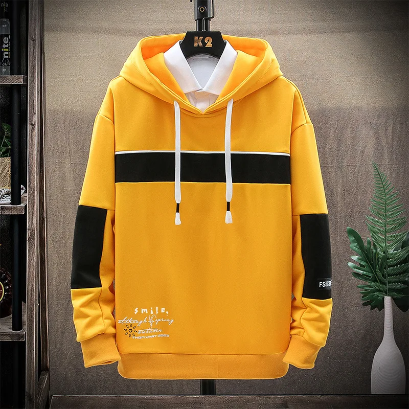 Свитер мужской с капюшоном, Молодежный пуловер, повседневная кофта в Корейском стиле, весна-осень
Свитер мужской с капюшоном, Молодежный пуловер, повседневная кофта в Корейском стиле, весна-осень