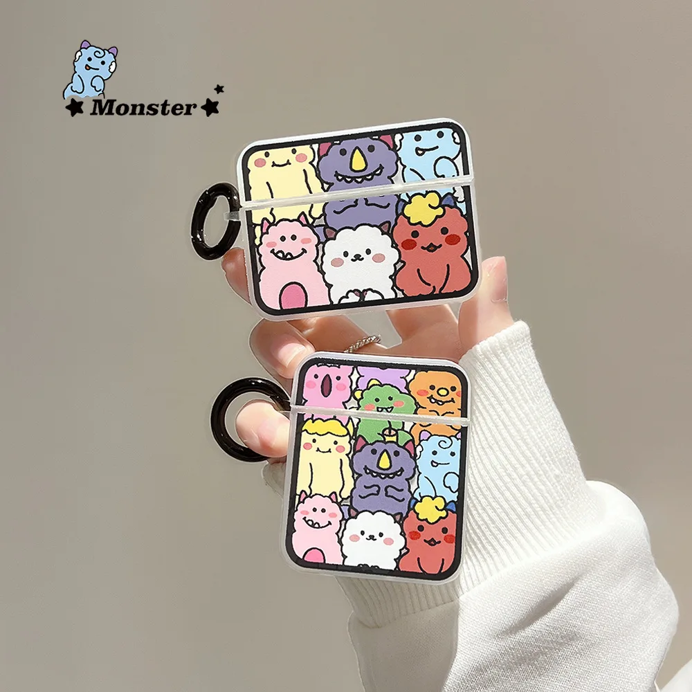 Cute Cartoon Monster Earphone Headset Accessory Case For Airpods 1 2 Pro 3 Protective Wireless Bluetooth Earphone With Keychain
Cute Cartoon Monster Earphone Headset Accessory Case For Airpods 1 2 Pro 3 Protective Wireless Bluetooth Earphone With Keychain