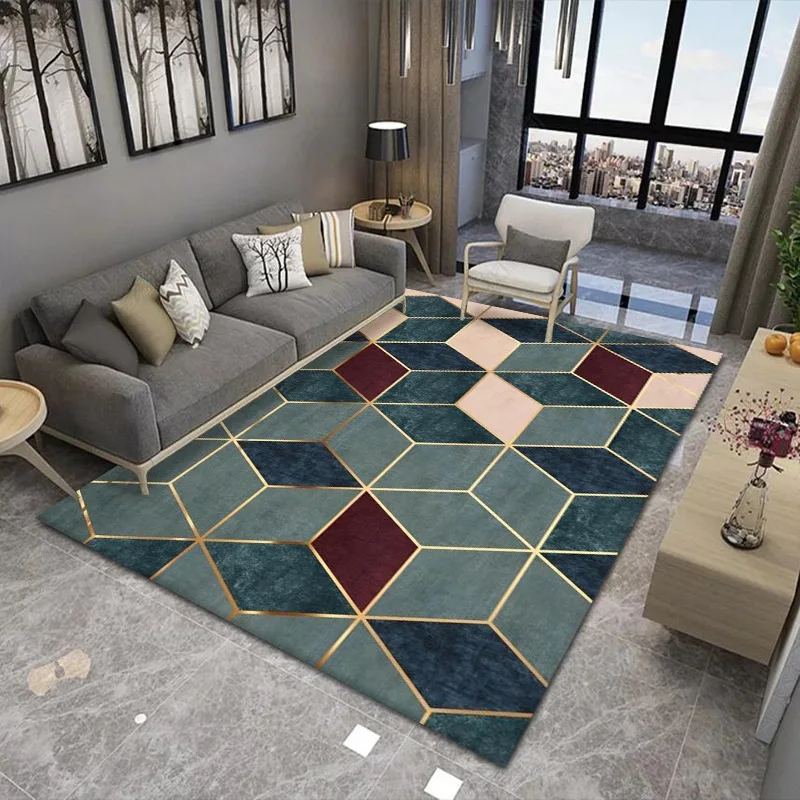 Nordic Geometric Home Rug Bathroom Rug Bedroom Rug Living Room Simple Modern Coffee Table Bedroom Bedside Rug Floor Mat
Nordic Geometric Home Rug Bathroom Rug Bedroom Rug Living Room Simple Modern Coffee Table Bedroom Bedside Rug Floor Mat