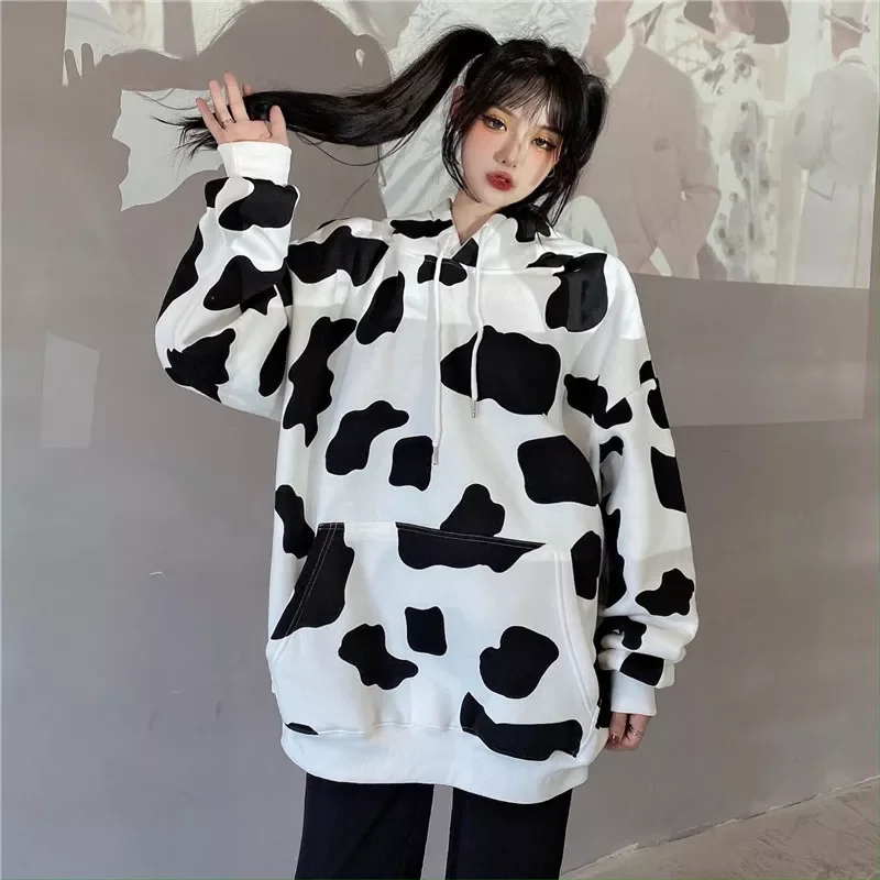 Autumn Winter Female Hoodies Cow Printed Women Sweatshirt Hoodie Long Sleeve Fashion Women's Hoodies Casual Lady Hooded Tops
Autumn Winter Female Hoodies Cow Printed Women Sweatshirt Hoodie Long Sleeve Fashion Women's Hoodies Casual Lady Hooded Tops