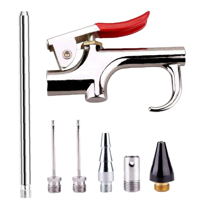 Hot-Air Nozzle Blow Kit With 6 Interchangeable Nozzles - 7 Pieces Air Compressor Tools Kit
Hot-Air Nozzle Blow Kit With 6 Interchangeable Nozzles - 7 Pieces Air Compressor Tools Kit