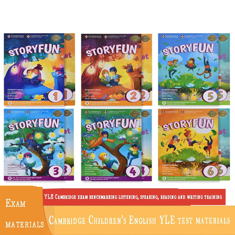 Cambridge Children'S English Yle Exam Textbook Storyfun1/2/3/4/5/6 Textbook + Exercise Book To Send Audio
Cambridge Children'S English Yle Exam Textbook Storyfun1/2/3/4/5/6 Textbook + Exercise Book To Send Audio