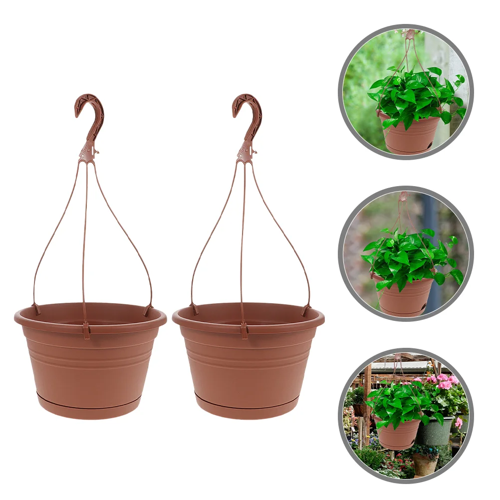 2pcs Indoor Planter Outdoor Hanging Pot Balcony Hanging Flower Pot Flower Basket
2pcs Indoor Planter Outdoor Hanging Pot Balcony Hanging Flower Pot Flower Basket