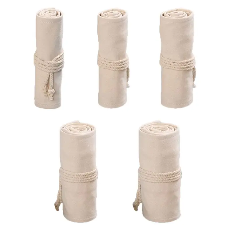 12/24/36/48/72 Holes Canvas Roll Up Pen Curtain Pencil Bag for CASE Makeup Wrap Holder Storage School Supplies
12/24/36/48/72 Holes Canvas Roll Up Pen Curtain Pencil Bag for CASE Makeup Wrap Holder Storage School Supplies