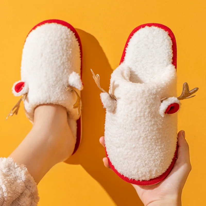 New Cotton Slippers for Women In Winter Staghorn House Anti-skid Home Couple Warm Indoor Wool Slippers for Men Zapatillas Planas
New Cotton Slippers for Women In Winter Staghorn House Anti-skid Home Couple Warm Indoor Wool Slippers for Men Zapatillas Planas