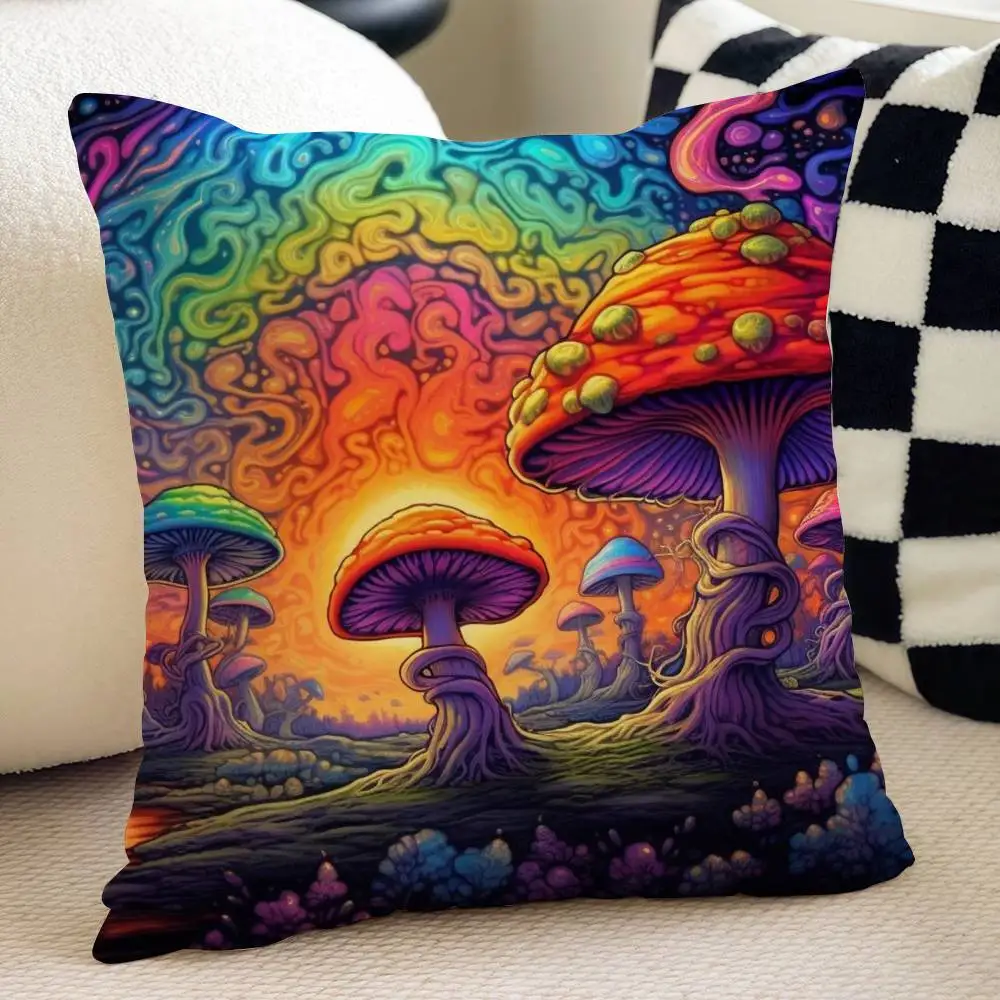 Неоновая наволочка с грибами, двусторонняя, 100% полиэстер
Неоновая наволочка с грибами, двусторонняя, 100% полиэстер