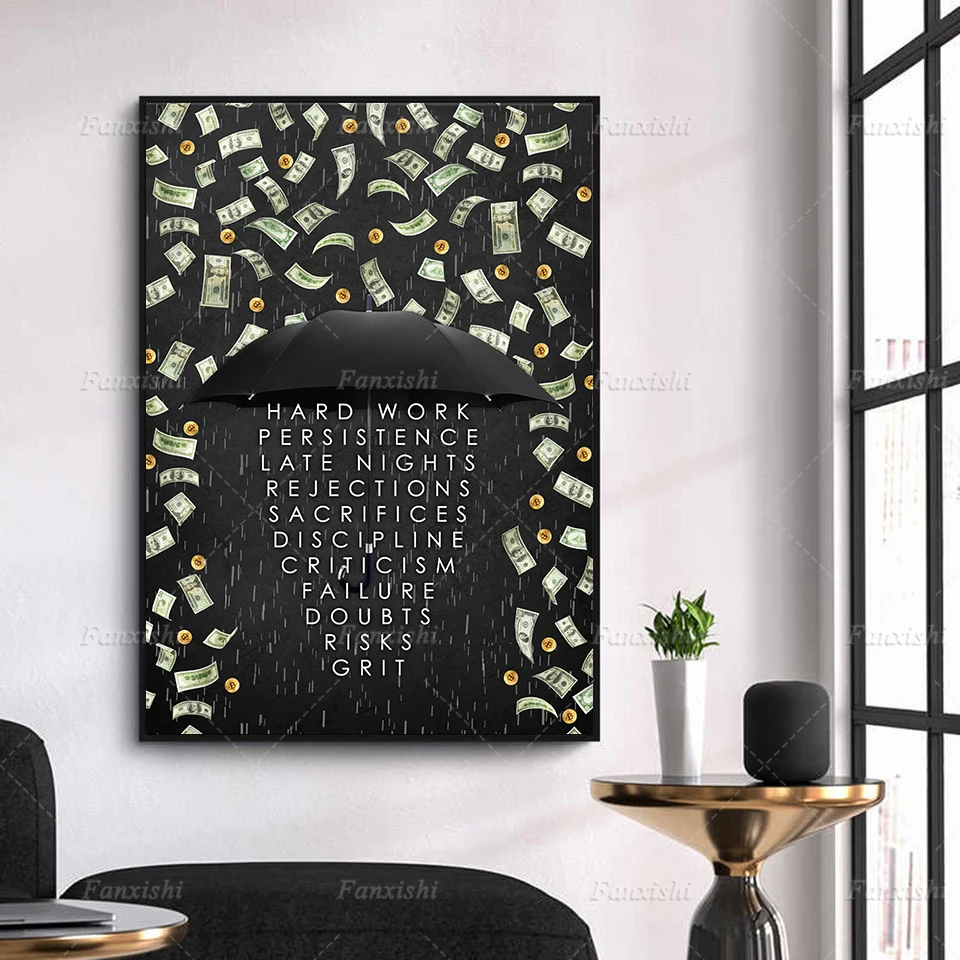 Canvas Poster Print Success List Umbrella Rain Dollar Bitcoin Inspirational Picture Pop Home Decor Wall Art Living Room Painting
Canvas Poster Print Success List Umbrella Rain Dollar Bitcoin Inspirational Picture Pop Home Decor Wall Art Living Room Painting