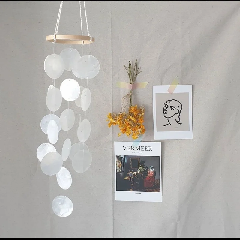 Natural shell wind chimes pendant bedroom room small clear pendant pendant creative June 1st birthday gift for friends
Natural shell wind chimes pendant bedroom room small clear pendant pendant creative June 1st birthday gift for friends
