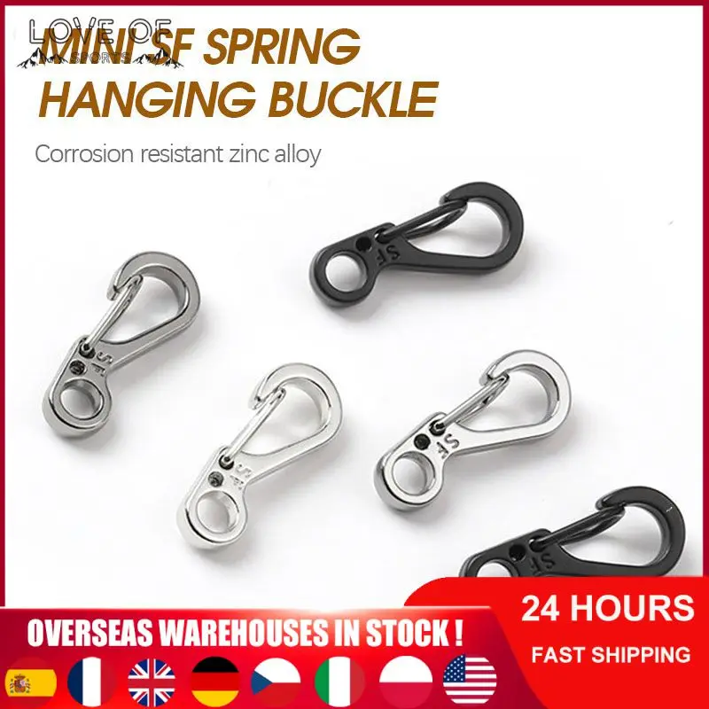 

Clip Outdoor Buckle Keychain Chain Screw Hang Quick Draw Carabiner Climb Camp Survive Hike Zinc Alloy Snap Hook Clasp