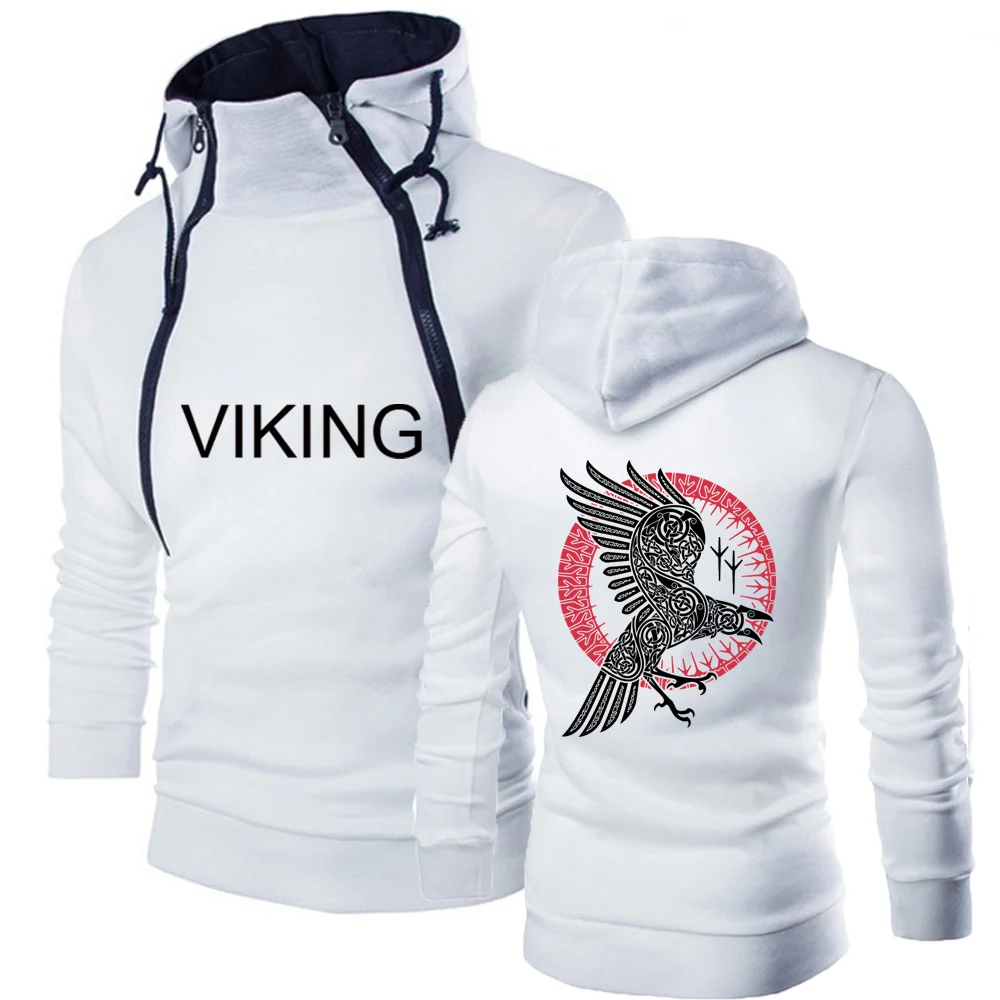 2022 Men Viking Legend Ragnar's Raven Style Leisure Pullover Hoodies Classic Tracksuit Slim Customize Tops Hooded Sweatshirts 
2022 Men Viking Legend Ragnar's Raven Style Leisure Pullover Hoodies Classic Tracksuit Slim Customize Tops Hooded Sweatshirts