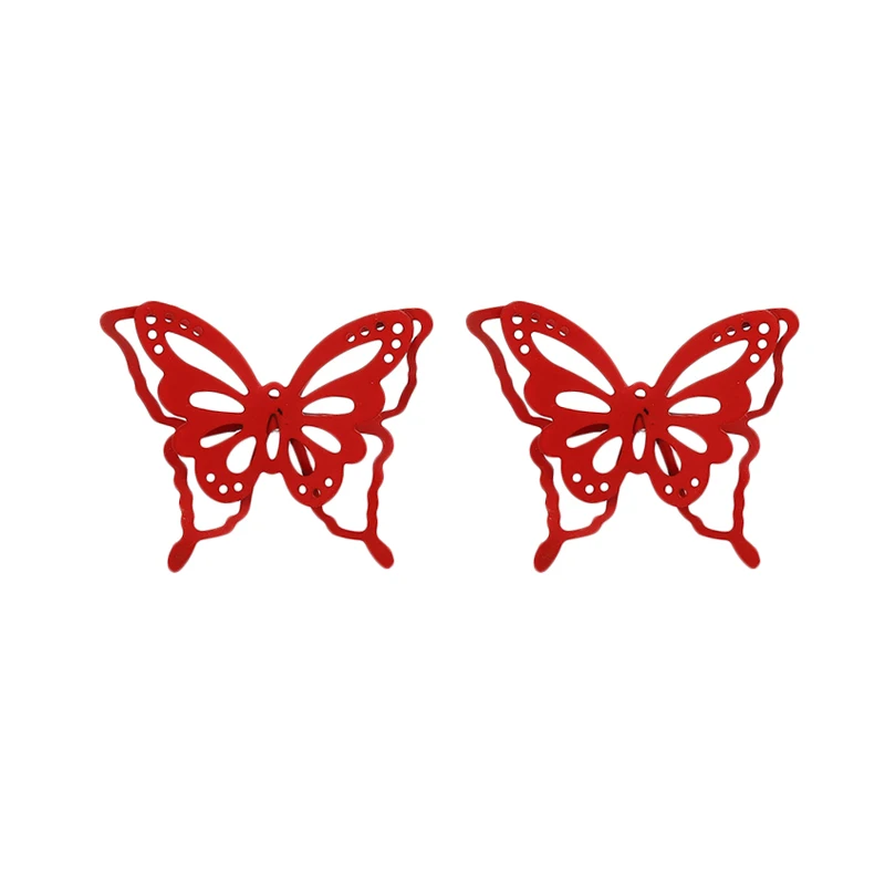 New Fashion Butterfly Stud Earrings for Women Hollow Big Animal Earrings Exaggerated Unusual Earrings boucle oreille femme
New Fashion Butterfly Stud Earrings for Women Hollow Big Animal Earrings Exaggerated Unusual Earrings boucle oreille femme
