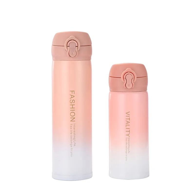 Double layer gradient bouncing cup gift water cup portable stainless steel insulation cup 304 thermos
Double layer gradient bouncing cup gift water cup portable stainless steel insulation cup 304 thermos