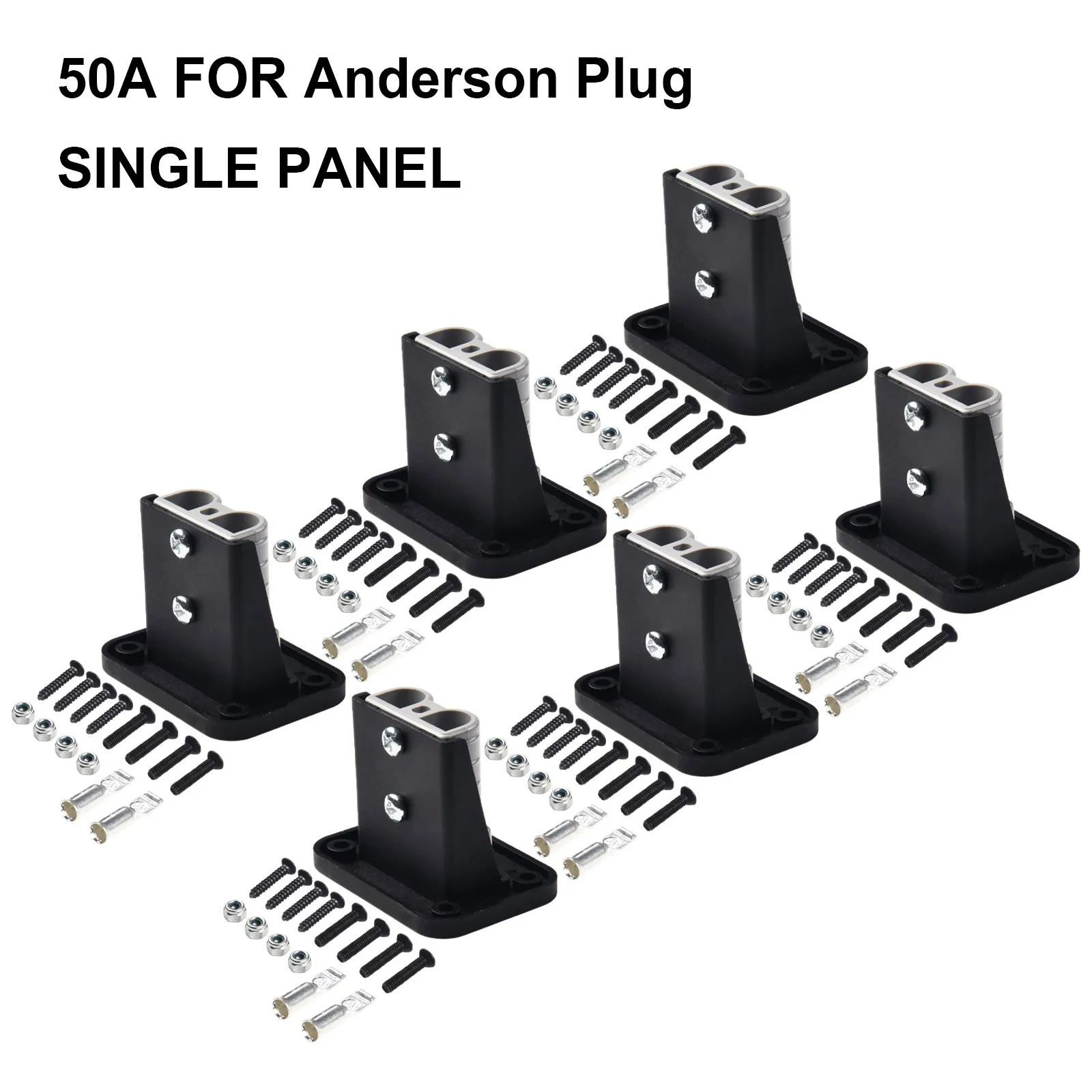 6Sets For Anderson Plug Flush Mount 50A Mounting Bracket Panel Cover ForCaravan 600W Plastic Grey Car For Anderson Socket Panel
6Sets For Anderson Plug Flush Mount 50A Mounting Bracket Panel Cover ForCaravan 600W Plastic Grey Car For Anderson Socket Panel