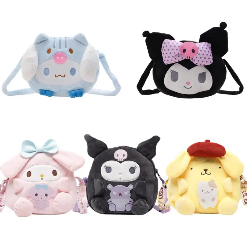 Милый мультяшный аниме Cinnamoroll Kuromi My Melody плюшевая сумка игрушка милая сумка-мессенджер сумка через плечо кошелек для монет подарок для девочек
Милый мультяшный аниме Cinnamoroll Kuromi My Melody плюшевая сумка игрушка милая сумка-мессенджер сумка через плечо кошелек для монет подарок для девочек