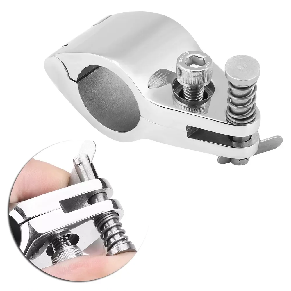 Ship Accessories 316 Stainless Steel 7/8in Jaw-like Slide Hinged Marine Boat Awning Hardware Fitting
Ship Accessories 316 Stainless Steel 7/8in Jaw-like Slide Hinged Marine Boat Awning Hardware Fitting