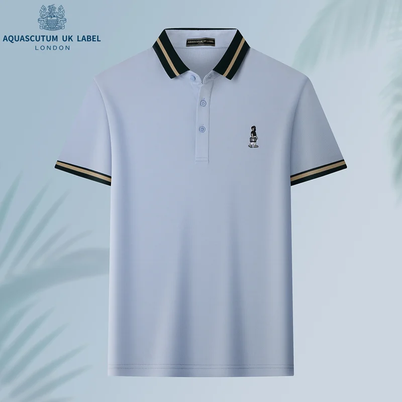 Aquascutum 2022 spring and summer new men's Polo Shirt casual Lapel short sleeve top T-shirt
Aquascutum 2022 spring and summer new men's Polo Shirt casual Lapel short sleeve top T-shirt