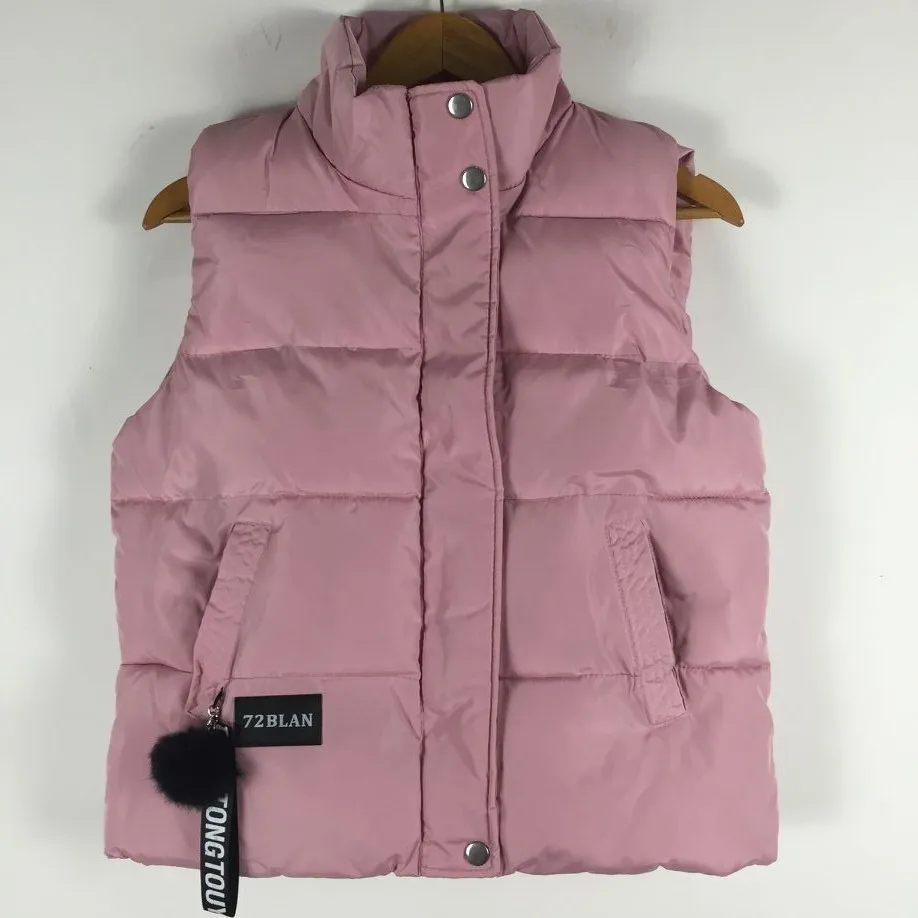 2018 Hot sale Autumn Winter warm Down Cotton 8 colors women vest female big Big size waistcoat Letter zipper Vest Lady outwear
2018 Hot sale Autumn Winter warm Down Cotton 8 colors women vest female big Big size waistcoat Letter zipper Vest Lady outwear