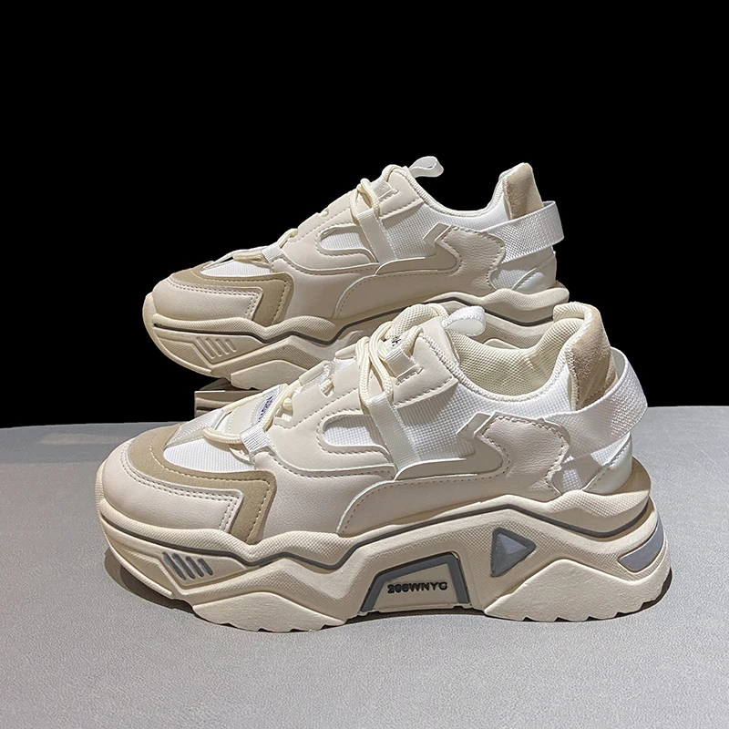Women Sneakers Fashion Mesh Lace-up Chunky Woman Shoes Outdoor Travel Walking Platform Sports Shoes 2022 New Zapatos Mujer
Women Sneakers Fashion Mesh Lace-up Chunky Woman Shoes Outdoor Travel Walking Platform Sports Shoes 2022 New Zapatos Mujer
