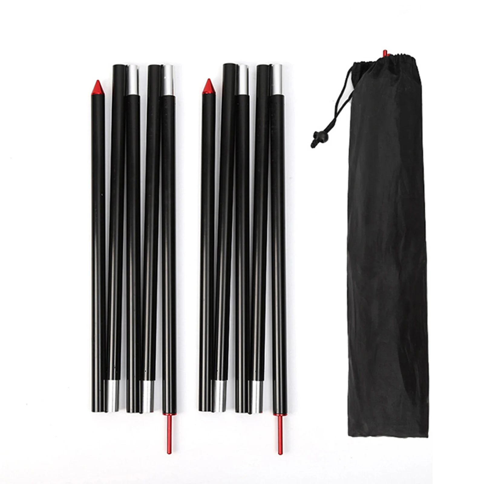 1 Pair Of Tent Poles Tarp Poles Aluminum Alloy Tent Rod Awning Supporting Rod Collapsible Canopy Rods Camping Tent Accessories
1 Pair Of Tent Poles Tarp Poles Aluminum Alloy Tent Rod Awning Supporting Rod Collapsible Canopy Rods Camping Tent Accessories