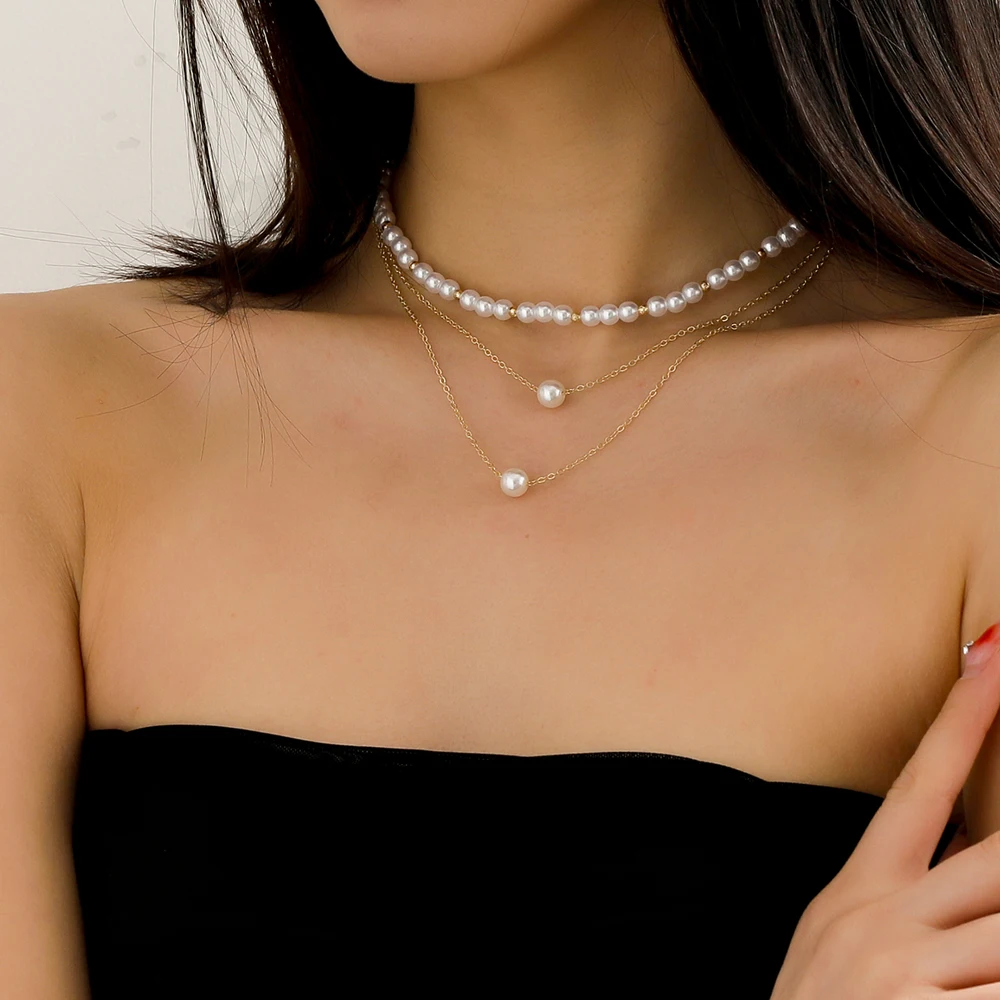 2022 Fashion Multilayer Chain Necklace For Women Girls Delicate Temperament Freshwater Pearl Pendent Necklace Jewelry Gifts
2022 Fashion Multilayer Chain Necklace For Women Girls Delicate Temperament Freshwater Pearl Pendent Necklace Jewelry Gifts