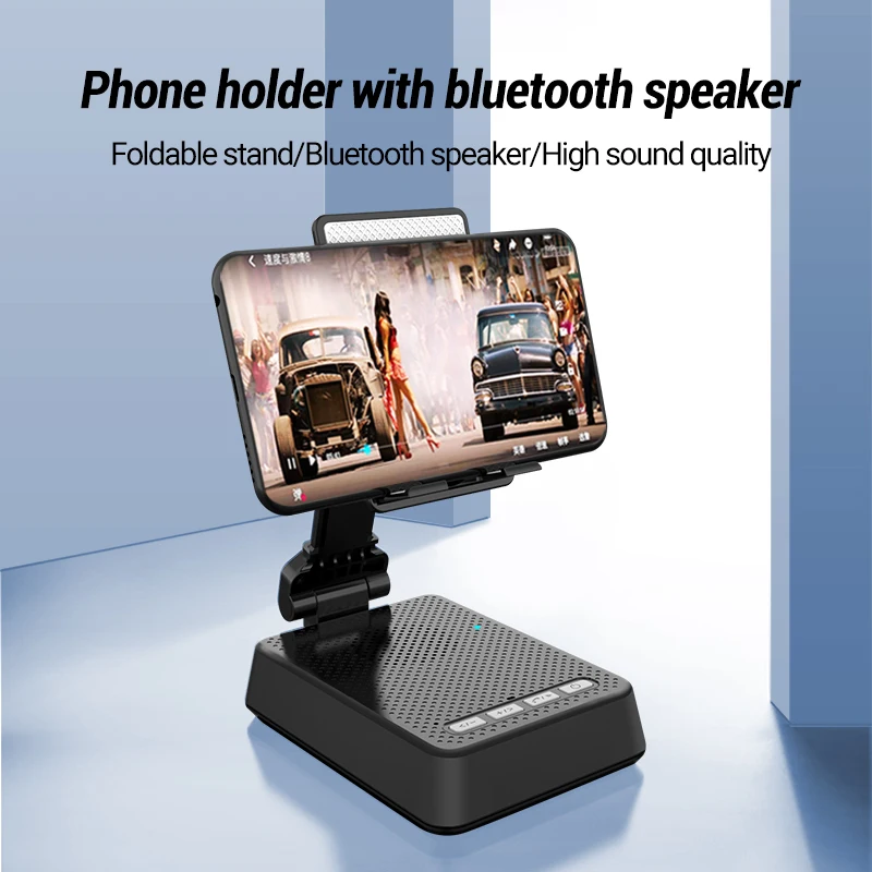 For Tablet Mobile Phone Holder Portable Bluetooth Speaker Adjustable Desktop Bracket Smartphone Stand With Foldable Microphone
For Tablet Mobile Phone Holder Portable Bluetooth Speaker Adjustable Desktop Bracket Smartphone Stand With Foldable Microphone