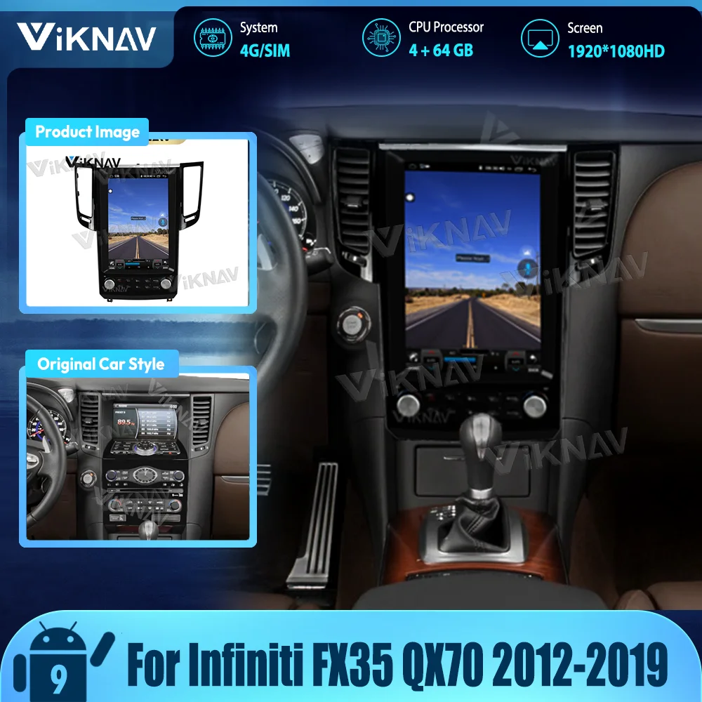 Car Radio Player For Infiniti FX35 QX70 2012-2018 2019 Upgrade Multimedia Android Autoaudio CarPlay 8 Core Touch Screen 2 din BT
Car Radio Player For Infiniti FX35 QX70 2012-2018 2019 Upgrade Multimedia Android Autoaudio CarPlay 8 Core Touch Screen 2 din BT