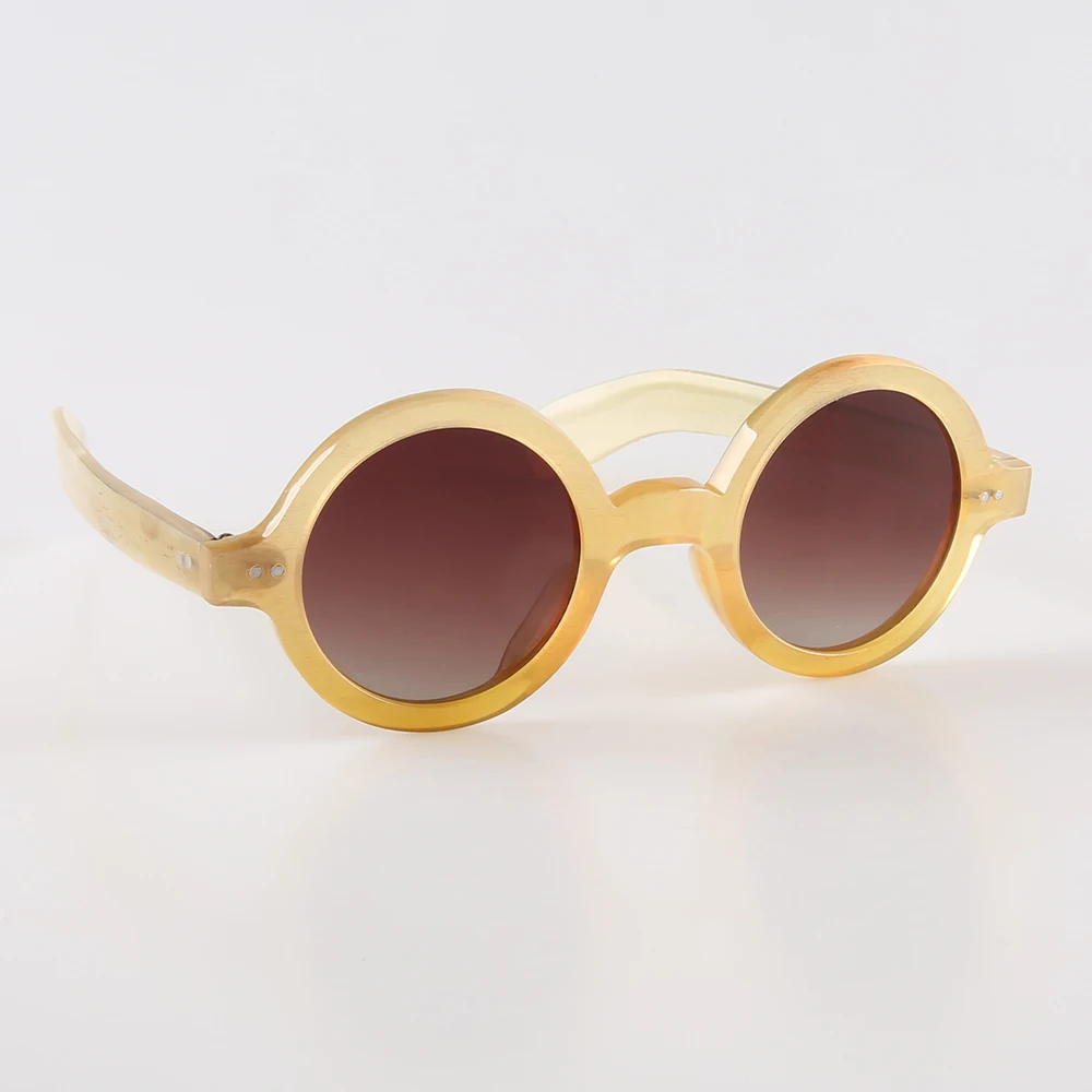 Sunglasses Women Men Round Polarized Glasses Unique Handmade Genuine Horn Round Eyewear Retro Classic New Style Eyeglasses
Sunglasses Women Men Round Polarized Glasses Unique Handmade Genuine Horn Round Eyewear Retro Classic New Style Eyeglasses